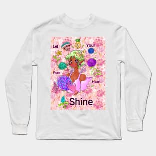 Shoujo Pure Heart Shiroi Long Sleeve T-Shirt